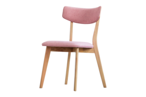 Pink chair isolated on a transparent background png