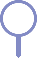 Ort Zeiger Stift Symbol png