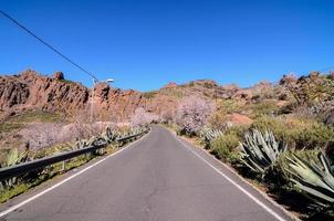 Road in the countryside photo