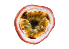 Passion fruit isolated on a transparent background png