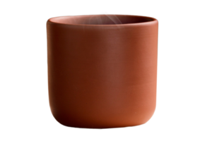Brown vase isolated on a transparent background png