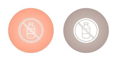 No Liquids Vector Icon