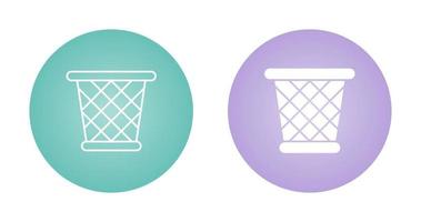 Paper Bin Vector Icon