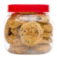 butter cookies in a plastic box isolated png