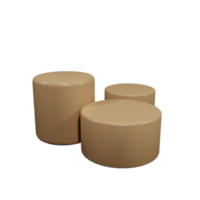 cilindro 3d rendere png