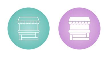 Food Stand Vector Icon