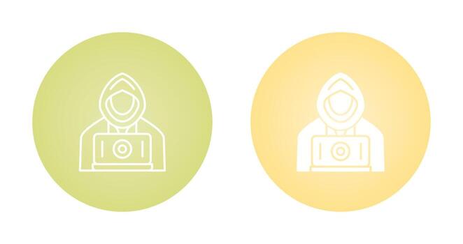 icono de vector de hacker