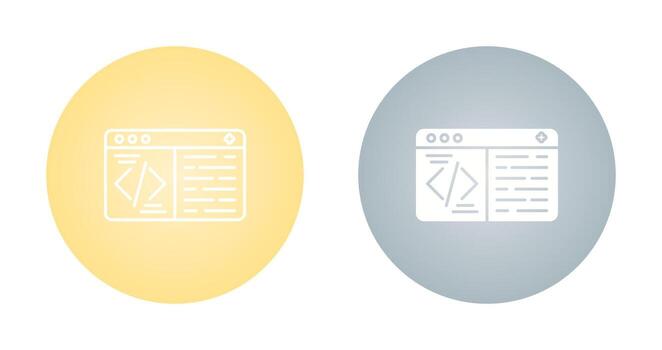 icono de vector de codificación