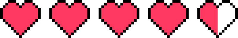 Heart rating review icon png