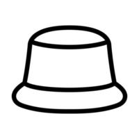Bucket Hat Icon Design vector