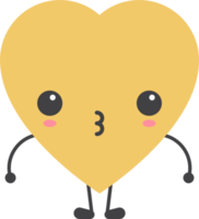 desenho animado coração forma emoji png