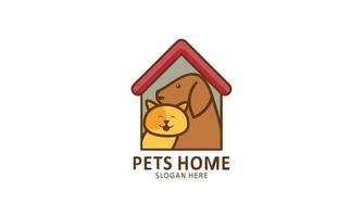 mascota hogar mascota dibujos animados estilo ilustración vector