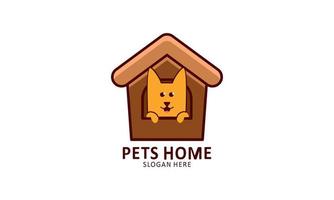 mascota hogar mascota dibujos animados estilo ilustración vector