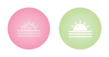 Sunset Vector Icon