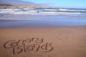 Beautiful beach on Tenerife photo