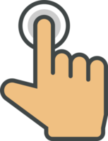 Hand cursor icon clip art png