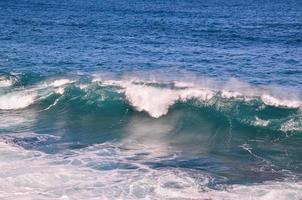 Huge sea waves photo