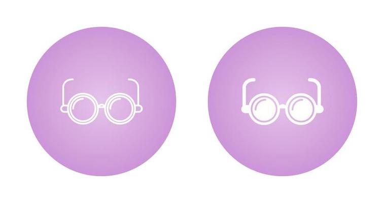 Eyeglasses Vector Icon