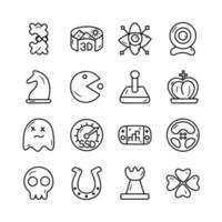 Gamification vector  Outline Icon Design illustration. gamification Symbol on White background EPS 10 File set 4
