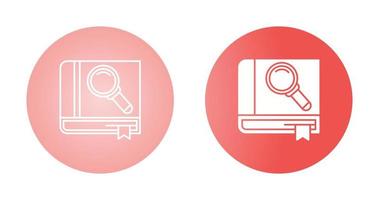 Search Book Vector Icon