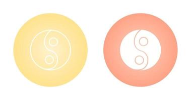 Yin Yang Vector Icon