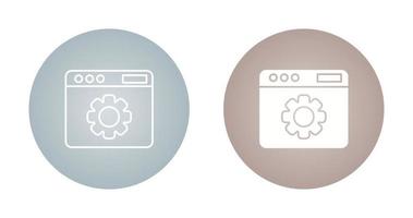 Web Settings Vector Icon