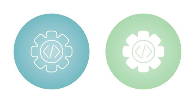 icono de vector de codificación