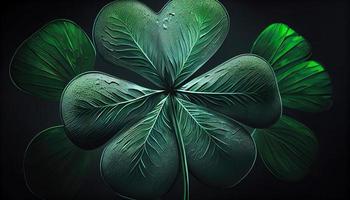 Background for St. Patrick Day. Ai render. photo