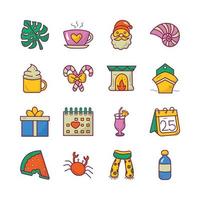 Holiday vector Fill Outline Icon Design illustration. gamification Symbol on White background EPS 10 File set 6