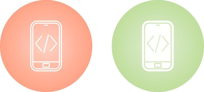 icono de vector de codificación