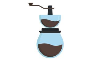 café amoladora icono ilustración. icono relacionado a café elemento. plano icono estilo. sencillo vector diseño editable