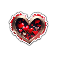 3d corazón forma png