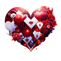 deslumbrante 3d corazón diseño png
