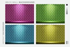 abstract texture of color brick wall. Vector background can be used in cover design, book design, website backgrounds or advertising.