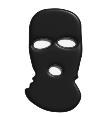 Máscara de ladrón png