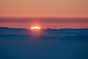 Colourful sky at sunset photo