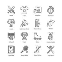 Sports And Awards vector outline Icon Design illustration. Sports And Awards Symbol on White background EPS 10 File set 2