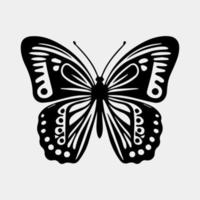 Big butterfly symbol icon. Simple illustration of big butterfly vector icon for web