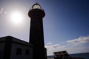 Lighthouse by the sea photo