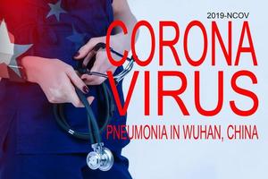 Coronavirus in China. Novel coronavirus 2019-nCoV, woman doctor. Concept of coronavirus quarantine. Attention photo