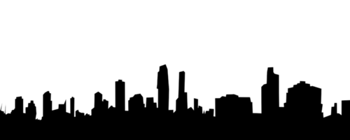 City, background illustration. Black png