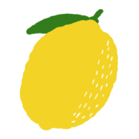 cute lemon organic png