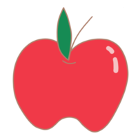 rojo manzana png