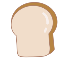 one piece of bread png