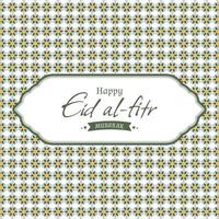 Eid al fitr pattern background design for greeting card vector