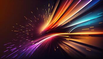 Gradient speed motion colorful background. photo