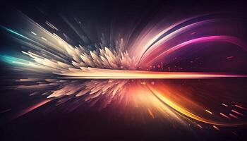 Gradient speed motion colorful background. photo
