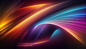Gradient speed motion colorful background. photo