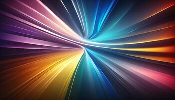 Gradient speed motion colorful background. photo