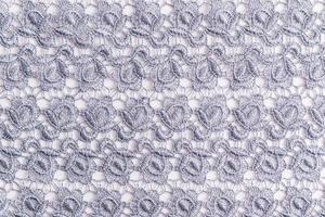 Luxurious design of gray lace background. Retro style. lace floral pattern. photo